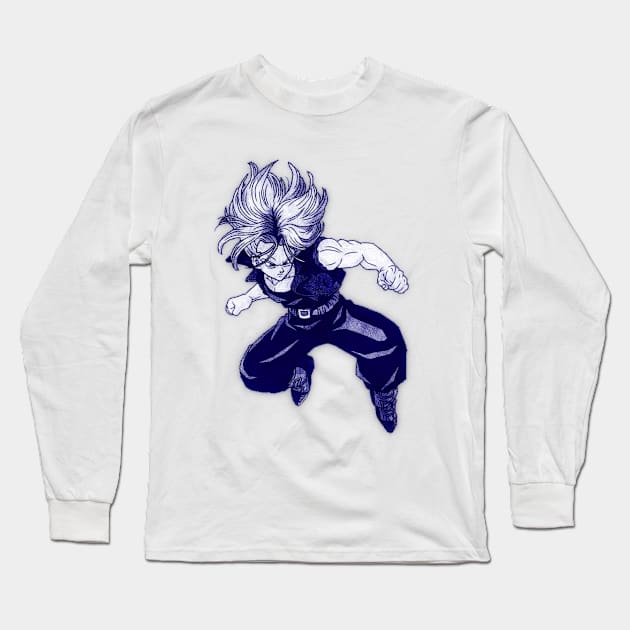 Trunks Dragon Ball Long Sleeve T-Shirt by masnono